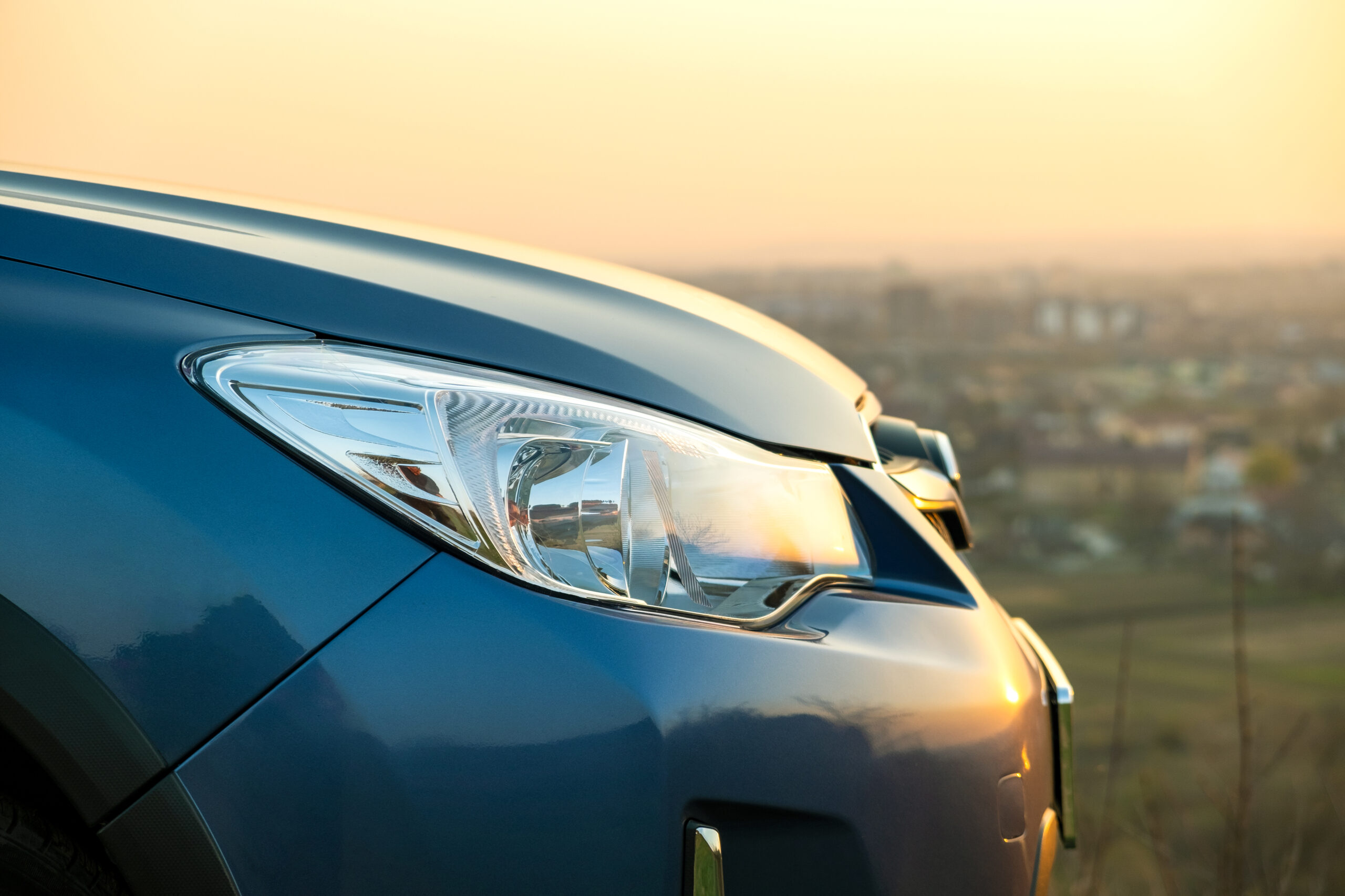 Automotive with magnification