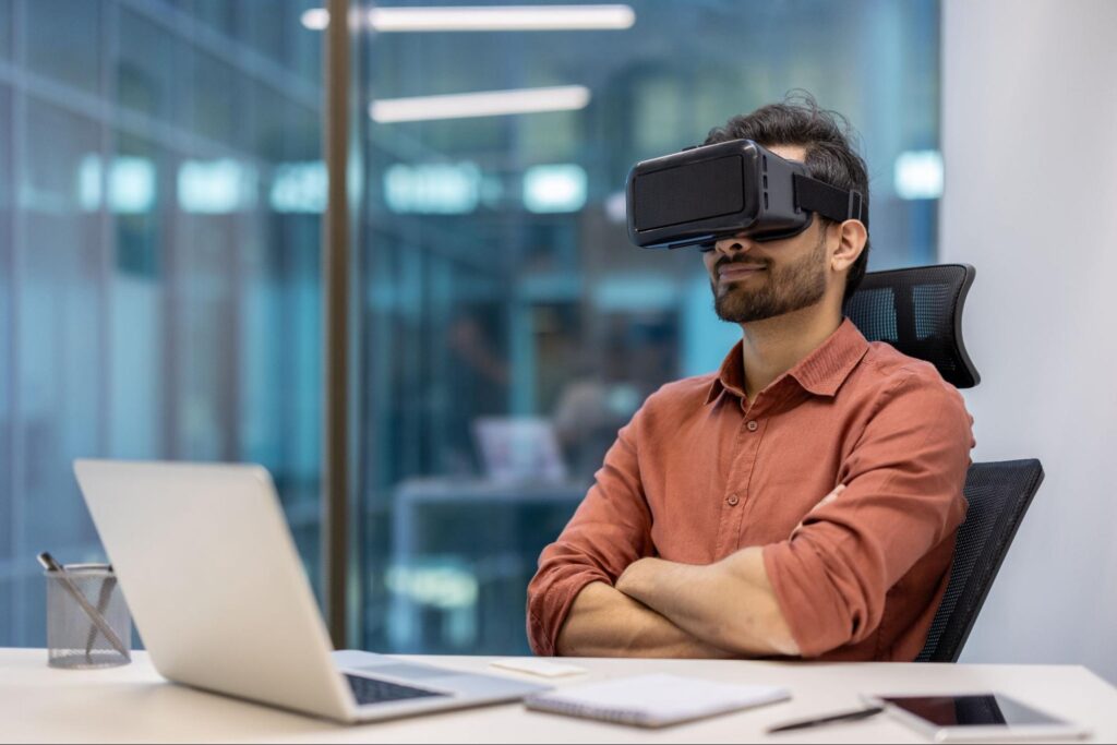 Virtual training tools preparing students for U.S. semiconductor inspection jobs.